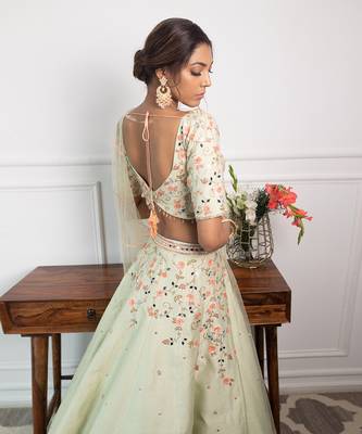 Brassica Mint Lehenga 3