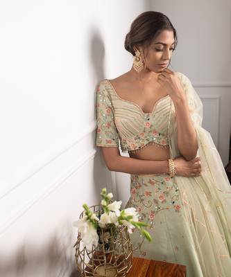 Brassica Mint Lehenga 4