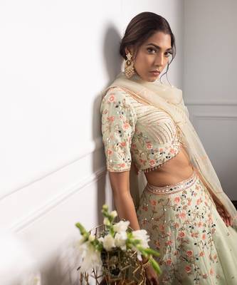 Brassica Mint Lehenga 5