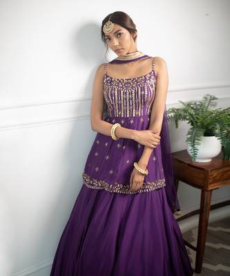 Camellia Peplum Lehenga Set 2