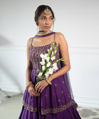 Camellia Peplum Lehenga Set 4