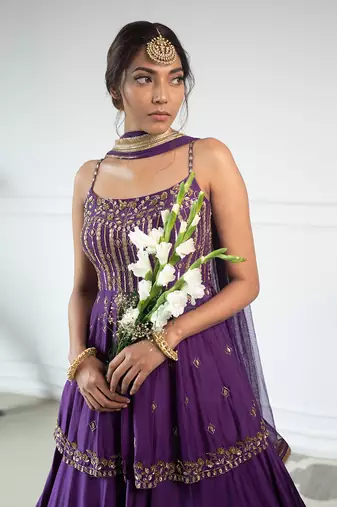 Camellia Peplum Lehenga Set