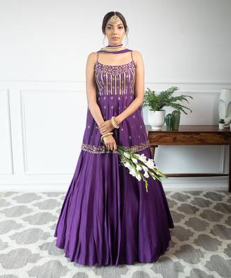Camellia Peplum Lehenga Set 5