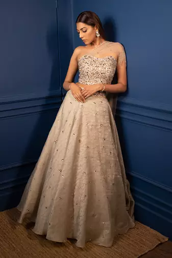 Borage Lehenga