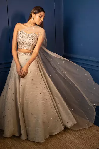 Borage Lehenga