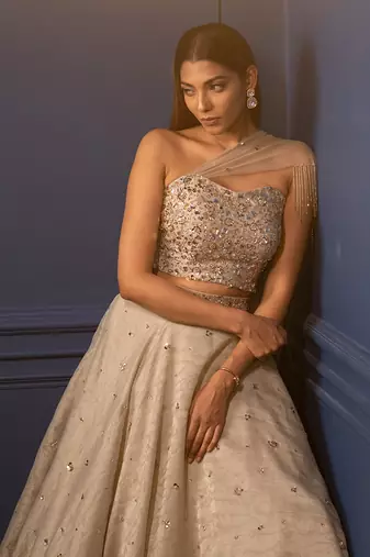 Borage Lehenga
