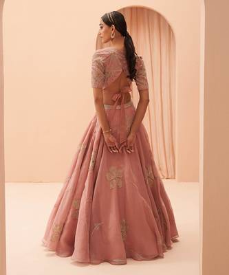 Orchid Pink Lehenga Set 4