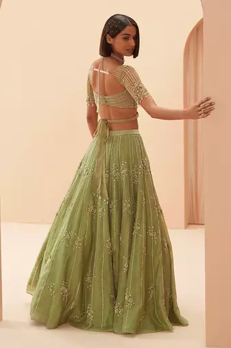 Jade Lehenga