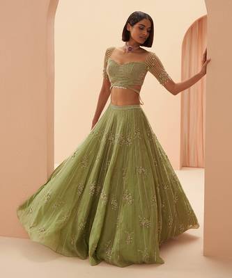 Jade Lehenga 1
