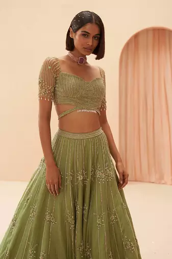 Jade Lehenga