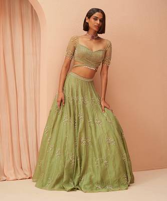 Jade Lehenga 4