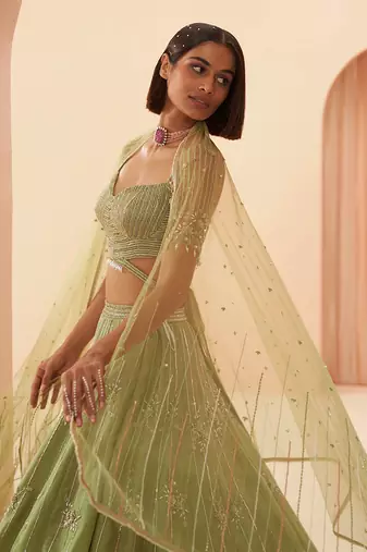 Jade Lehenga