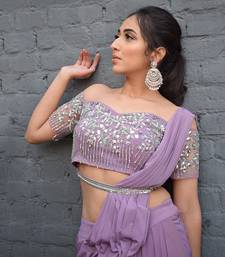 Dream Lilac Drape Saree
