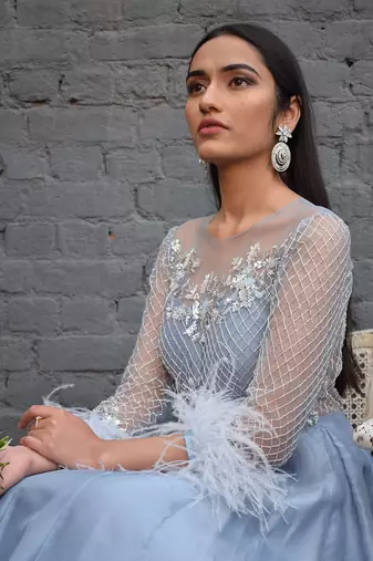 Elsa Feather Gown