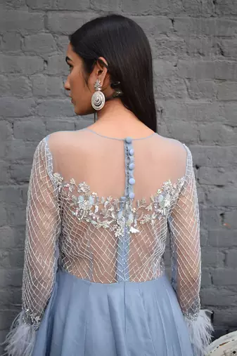 Elsa Feather Gown