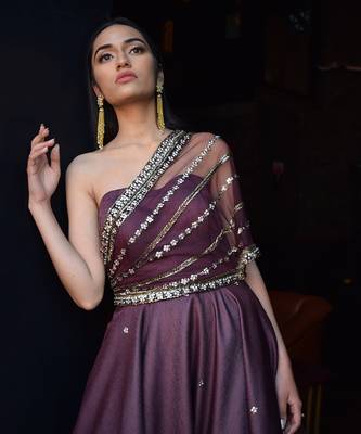 Prism One Shoulder Gown 2