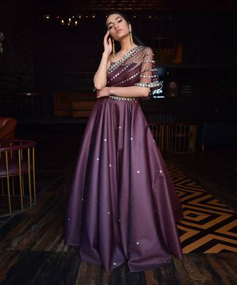 Prism One Shoulder Gown 1