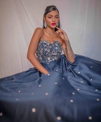 Into The Night Corset Gown 3