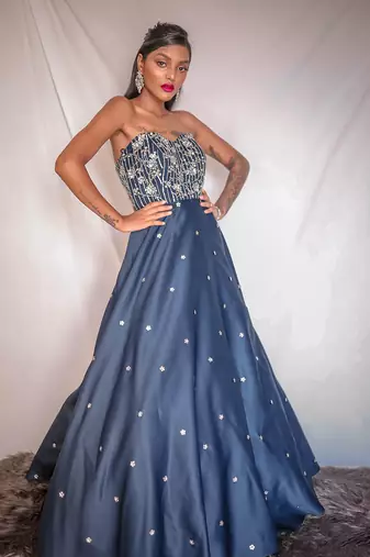 Into The Night Corset Gown