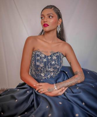 Into The Night Corset Gown 6