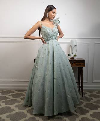 Limelight Mint Gown 1