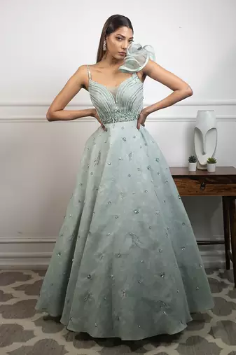 Limelight Mint Gown
