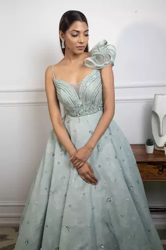 Limelight Mint Gown