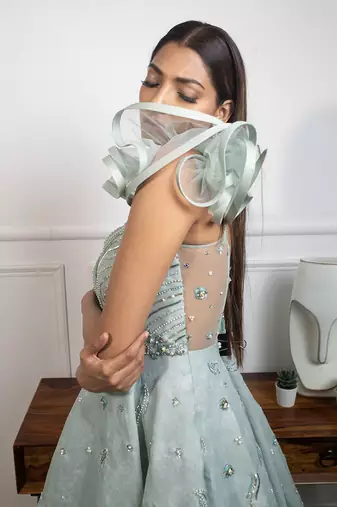 Limelight Mint Gown