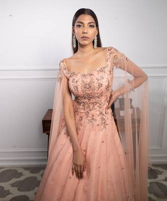 Juliet Peach Gown 3