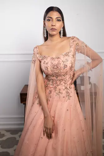 Juliet Peach Gown