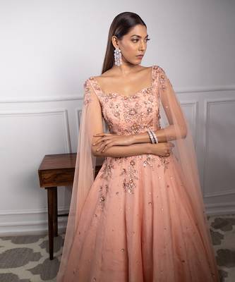 Juliet Peach Gown 4