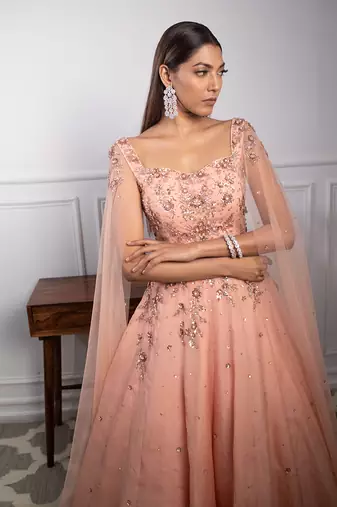 Juliet Peach Gown