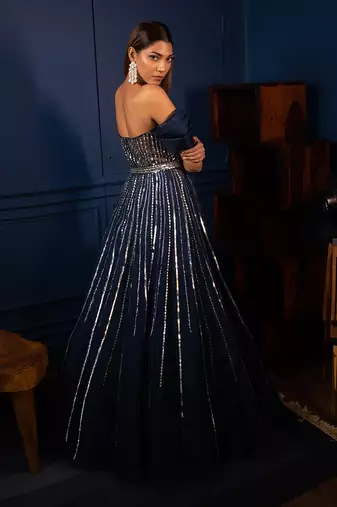Asteroid Cocktail Gown