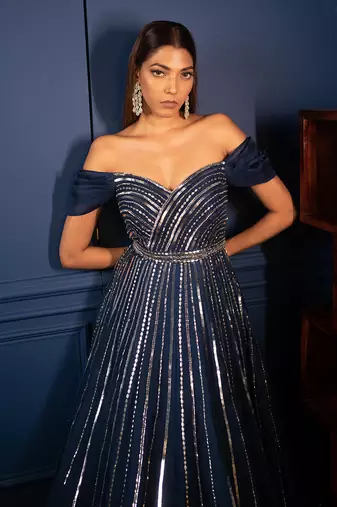 Asteroid Cocktail Gown