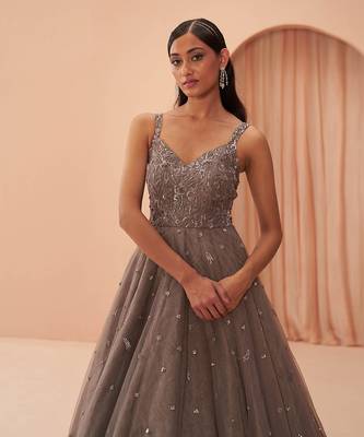 Ebony Grey Gown 2