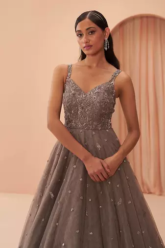 Ebony Grey Gown