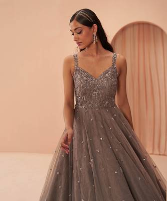 Ebony Grey Gown 3