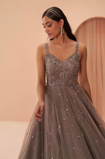 Ebony Grey Gown