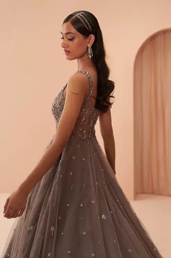 Ebony Grey Gown