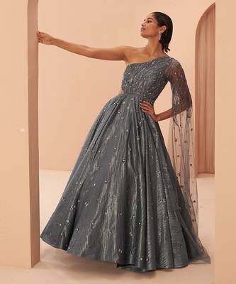 Mirage Crushed Gown 1