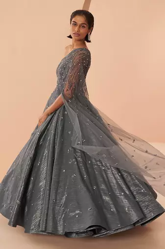 Mirage Crushed Gown