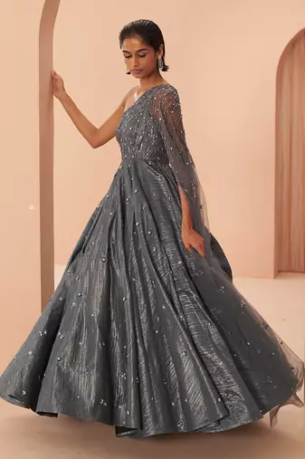 Mirage Crushed Gown