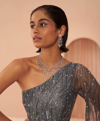 Mirage Crushed Gown 5