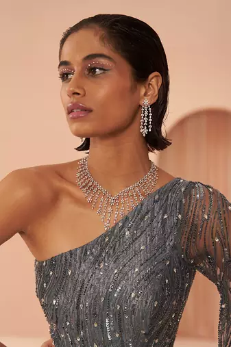 Mirage Crushed Gown