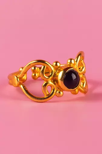 Black panther ring