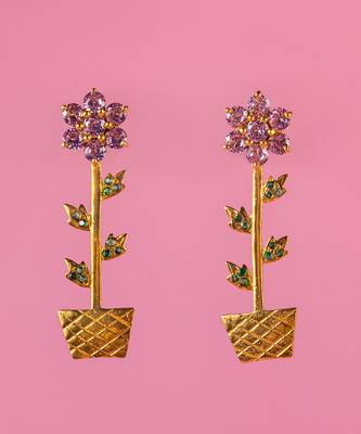 Flower pot pink 1