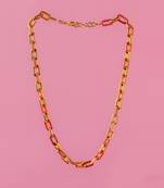 Pink link chain