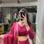 Rani Pink Color Rangoli Silk with Plain & Lace Border Work Lehenga Choli