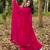 Rani Pink Colour Plain Georgette Lehenga choli With Dupatta