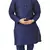Om Shubh Mangalam Men's Navy Blue kurta Churidar Pajama Stylish Set For Wedding Party